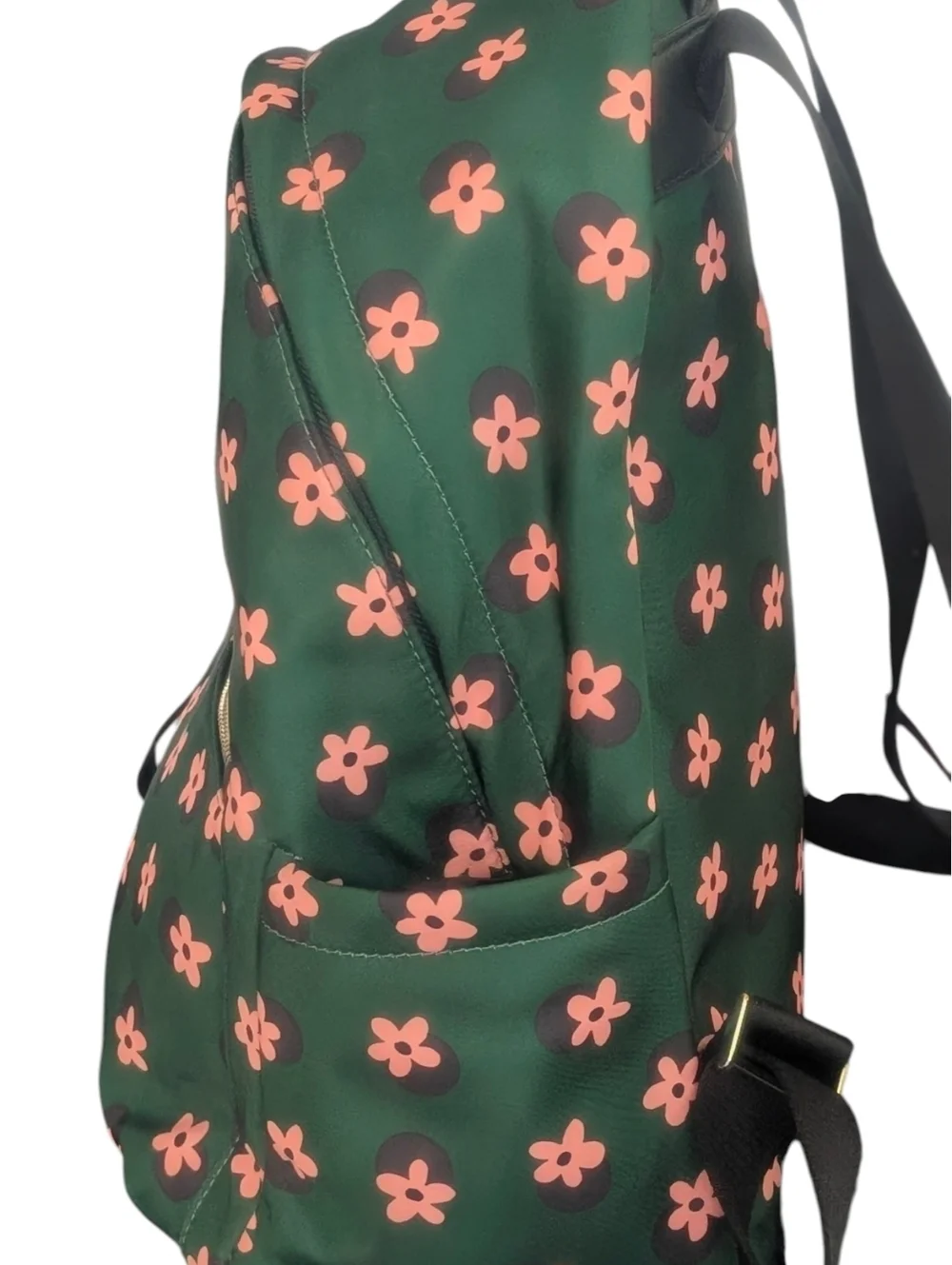 New Kate Spade Green Multi Floral Medium Backpack